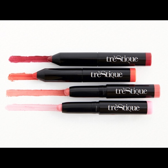 treStiQue Other - NEW Trestique 4 Piece Mini Lip Glaze Balm Lipstick